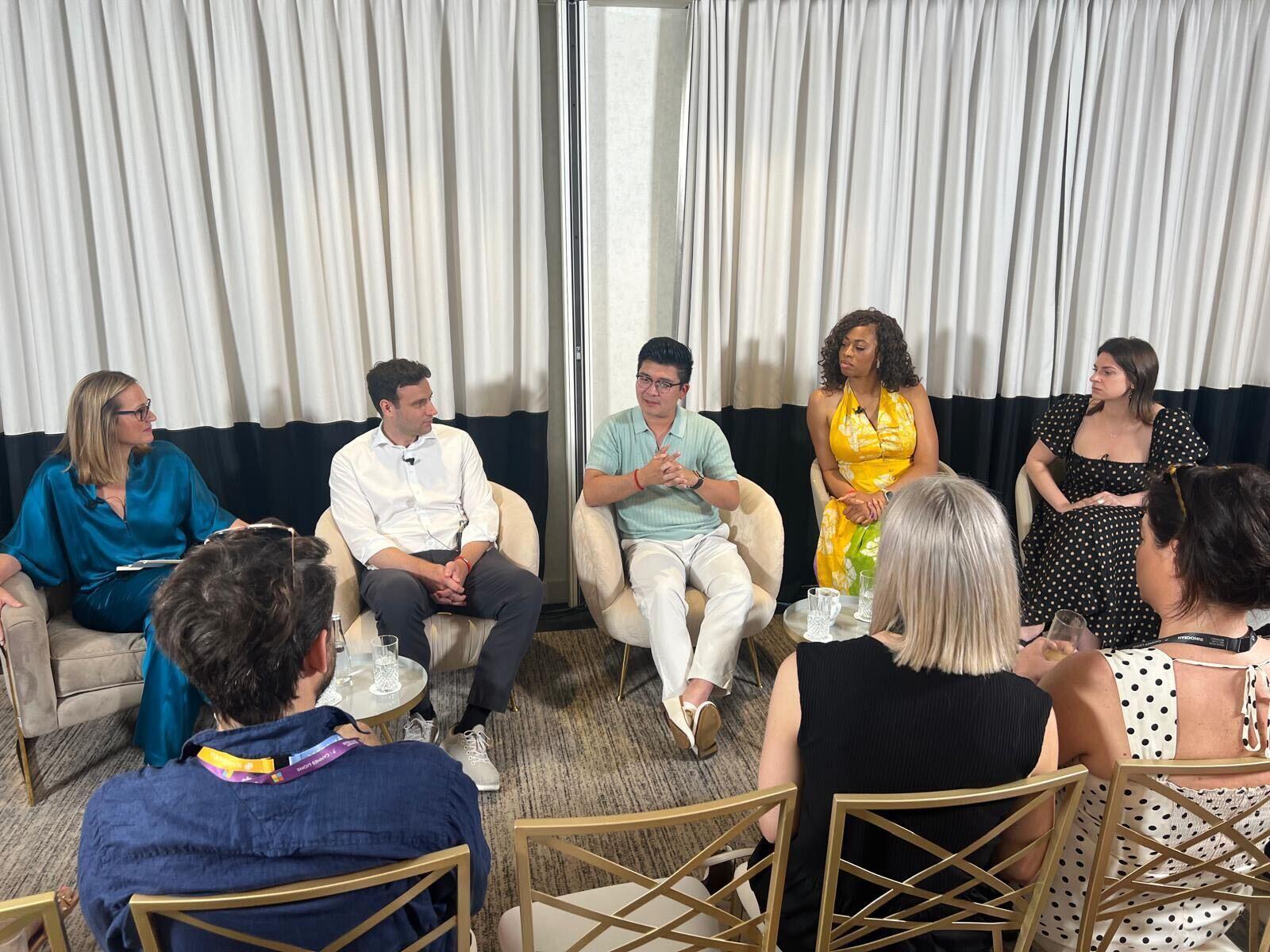 Steven He at Cannes Lions 2024 with Viral Nation