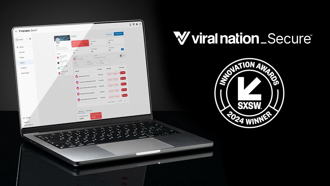 Viral Nation’s AI-Powered Brand Safety Solution Wins SXSW Innovation Award